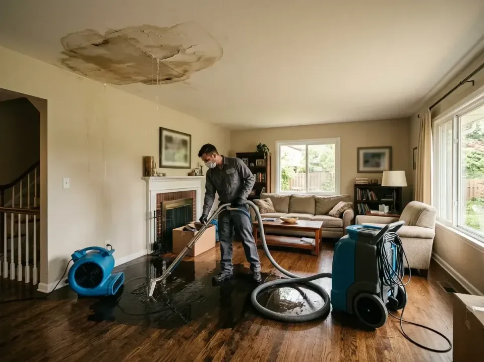 attic-pipe-burst-ceiling-drip-008 — frequently asked questions, Water Damage Restoration & Carpet Care in Flora, MS
